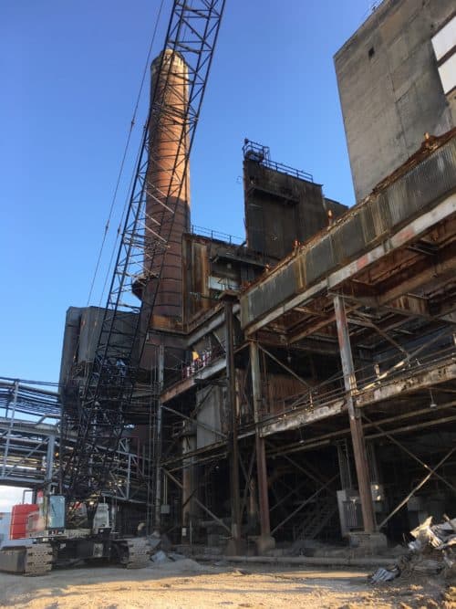 O'Rourke demolition at power generation plant 