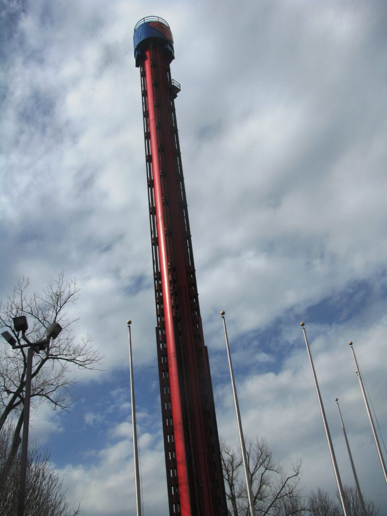 Six Flags- Kentucky Kingdom “Super Man Tower of Power” Ride Dismantlement
