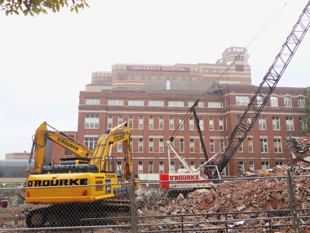 University of Cincinnati ‘A’ Pavilion Demolition