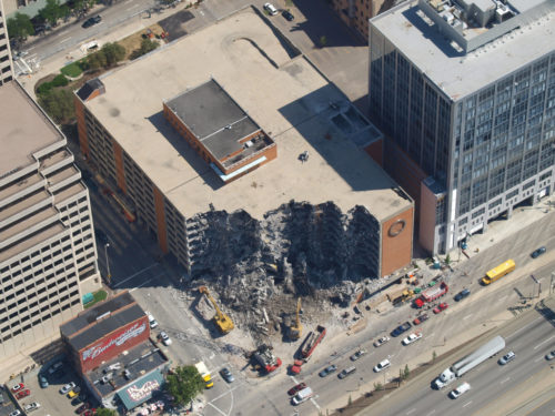 Western and Southern Parking Garage Demolition