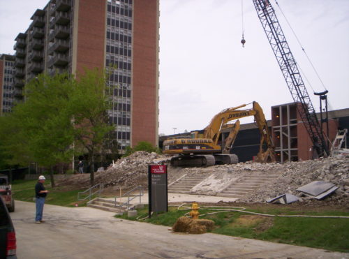 University of Cincinnati Sawyer Hall Deconstruction