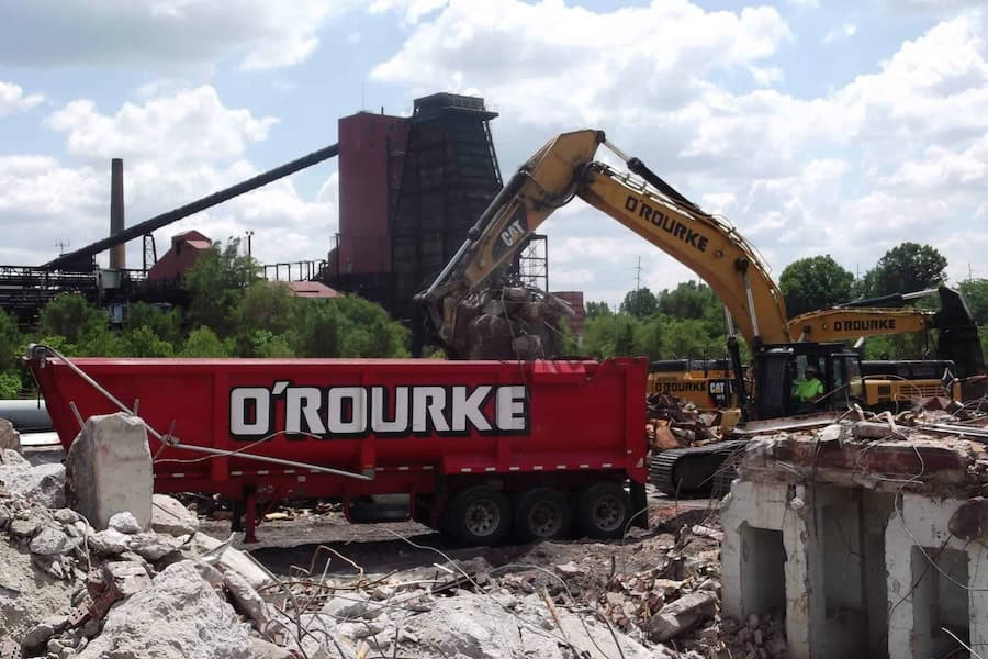 Coal fired power plant decommissioning in Cincinnati by O'Rourke