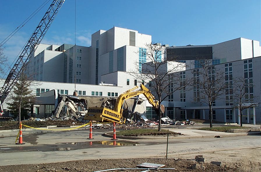 Riverside Hospital Demolition