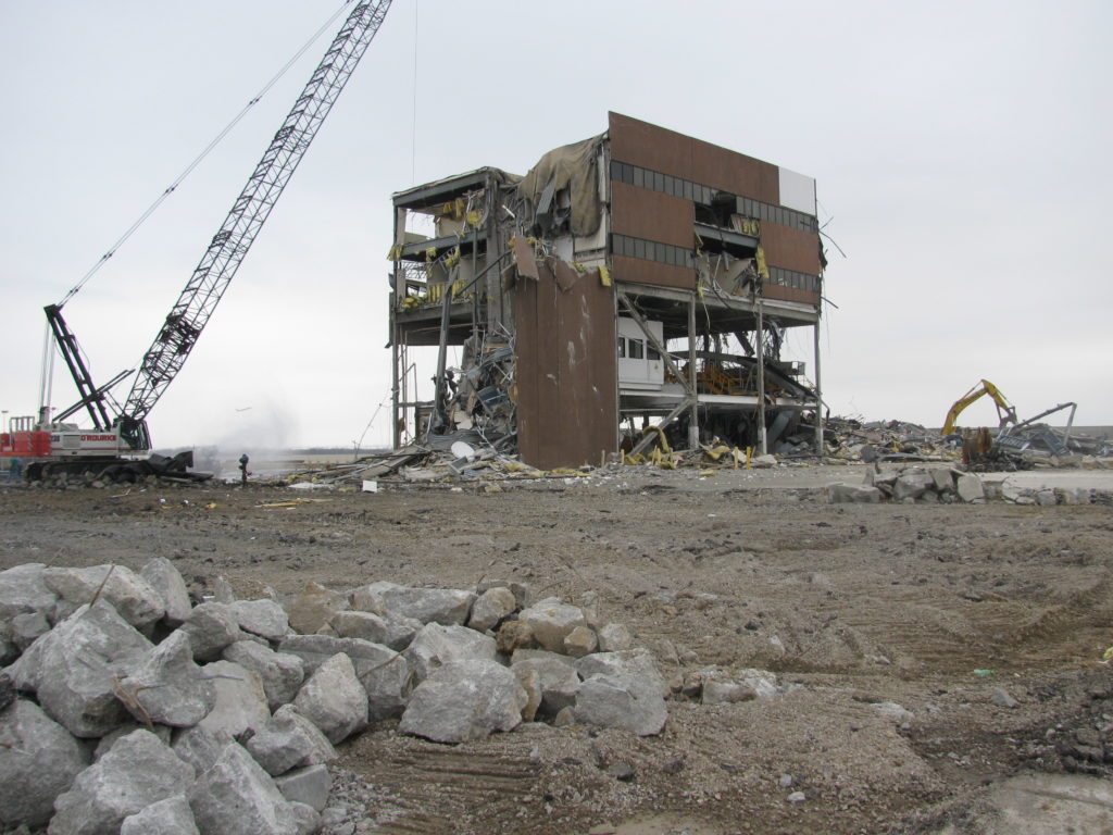 Former DHL Package Sorting Facility Demolition