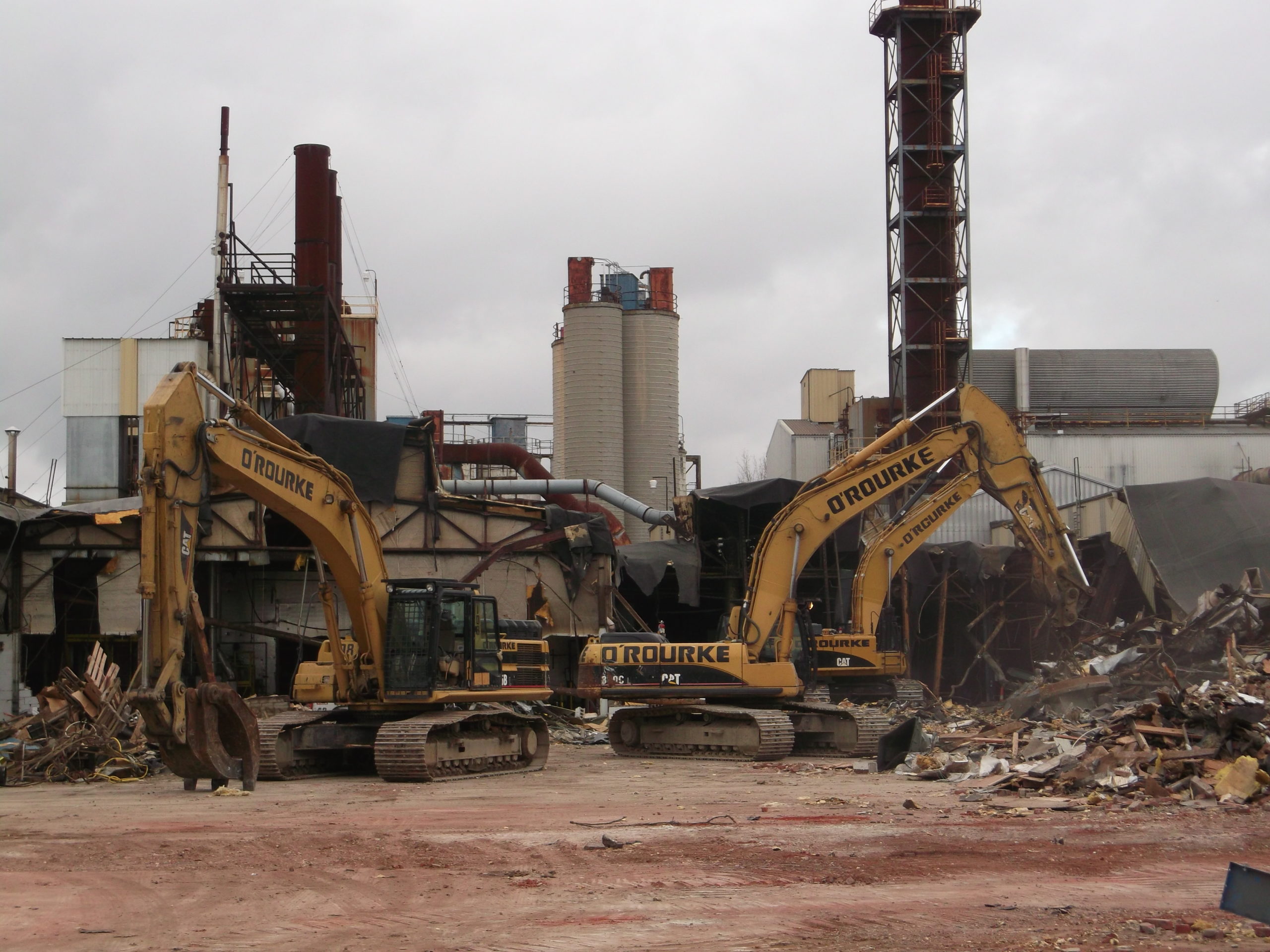 Powerplant decommissioning of Knauf insulation plant