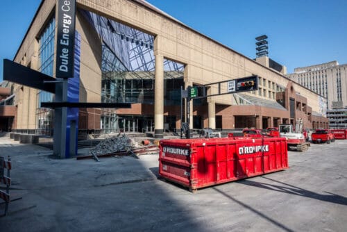 cincinnati convention center renovation and duke energy center demolition