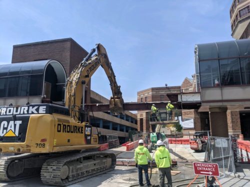 O'Rourke working on demolition of downtown building walkway