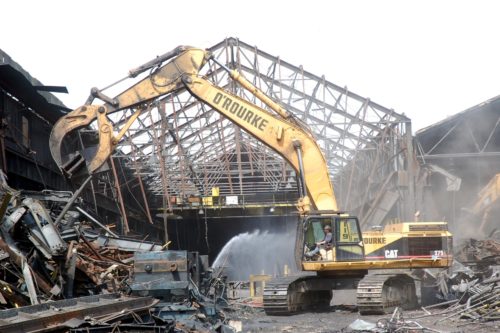 O'Rourke Wrecking Company's commercial demolition services