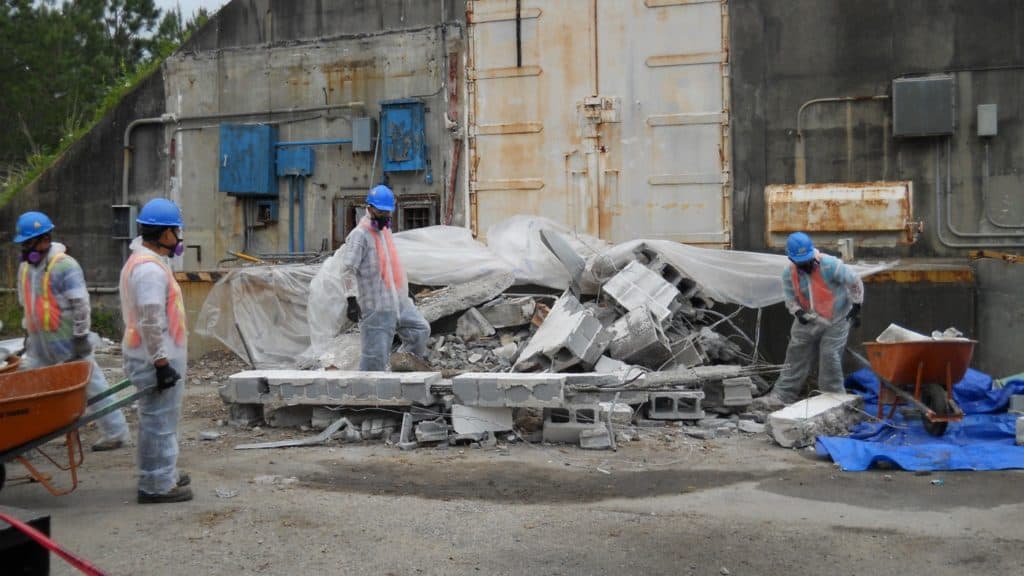 hazardous materials abatement and remediation workers