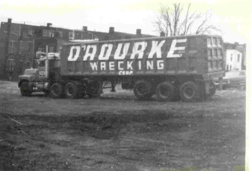 old O'Rourke Wrecking Company truck from the early days