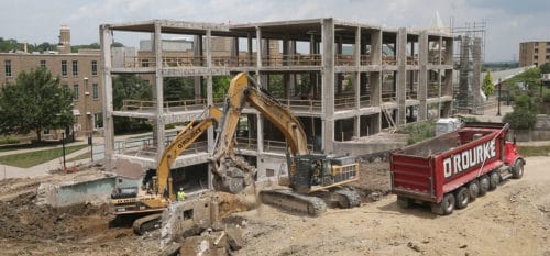 O'Rourke demolition services for commercial and industrial projects