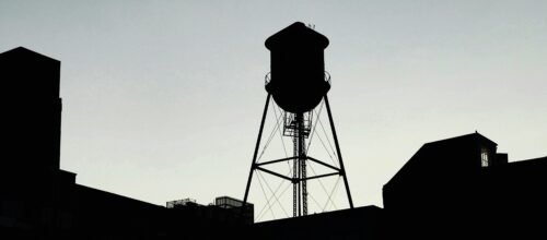 municipal water tower demolition